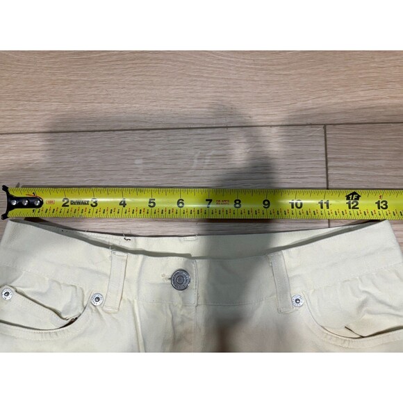 Lauren Ralph Lauren Petite Women's 8P Cropped Pants Cream High Rise Stretch Cott - Picture 5 of 10